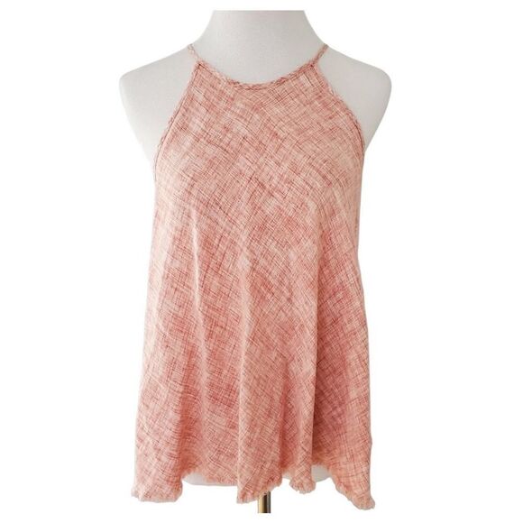 Cloth & Stone Pink Linen Lightweight Tank Top Small - Picture 1 of 8